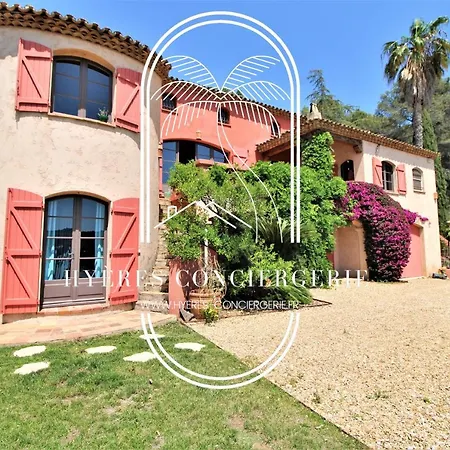 Majestueux-le Mas Du Crabe Rose-carqueiranne-villa T6-piscine By Hc * Carqueiranne