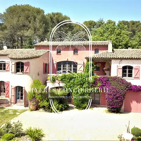 Majestueux-le Mas Du Crabe Rose-carqueiranne-villa T6-piscine By Hc * Carqueiranne