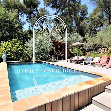 Majestueux-le Mas Du Crabe Rose-carqueiranne-villa T6-piscine By Hc